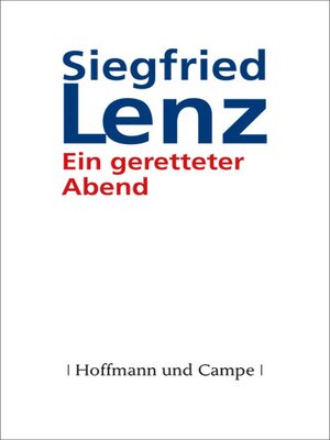 cover image of Ein geretteter Abend
